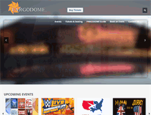 Tablet Screenshot of fargodome.com
